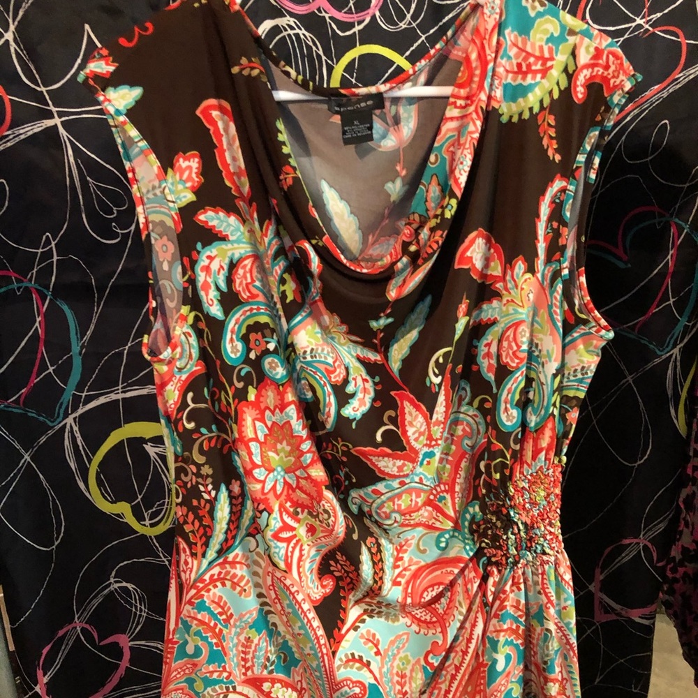 Floral Sleeveless blouse